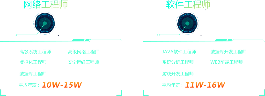 网络工程师，软件工程师